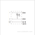 valve pulg form B 10mm with cable